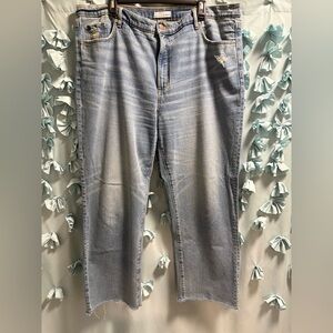 LOFT Light Wash Straight Leg Jeans